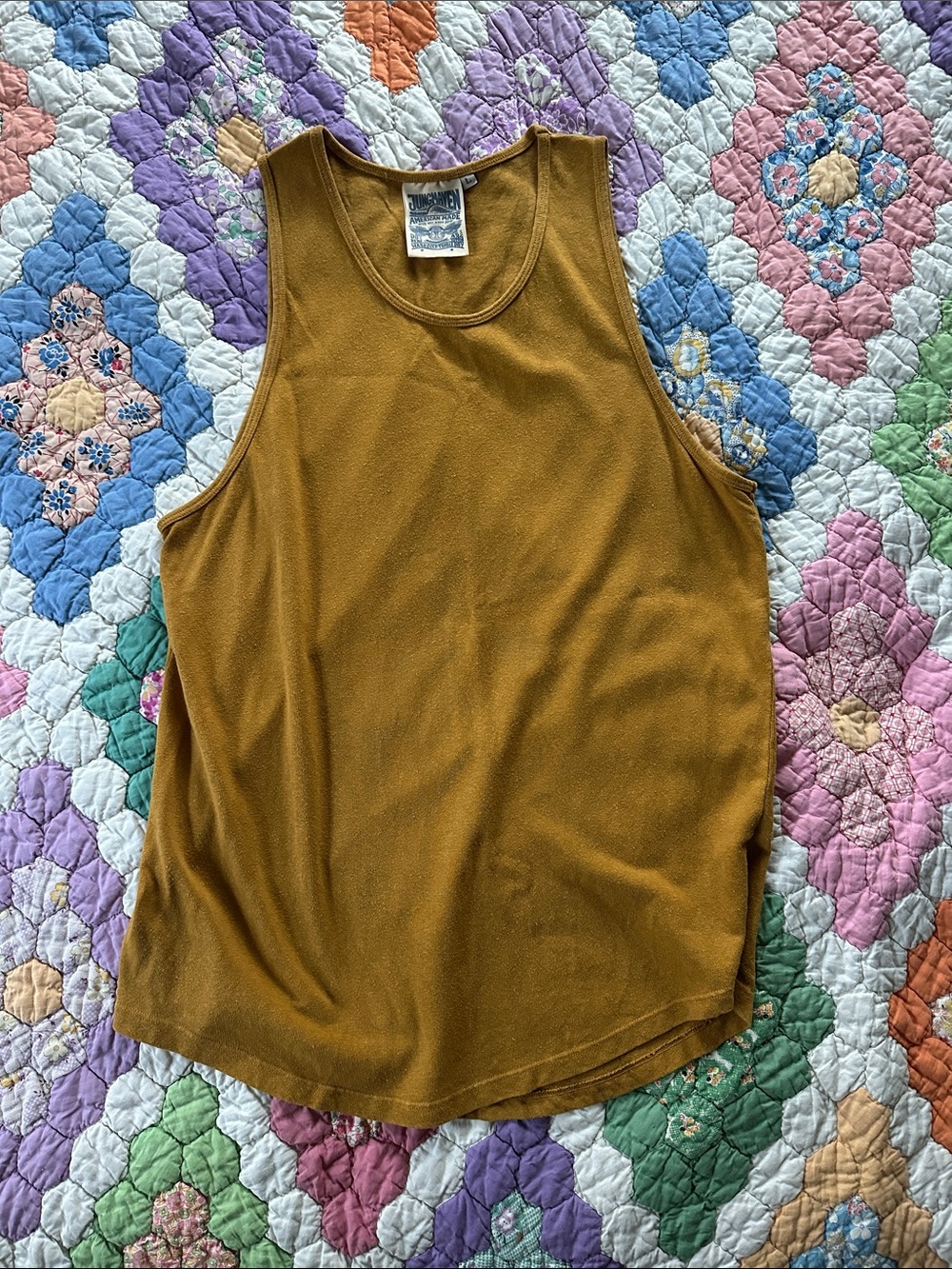 Jungmaven Mustard Yellow Tank